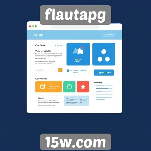Interface do usuário e experiência de navegação no flautapg